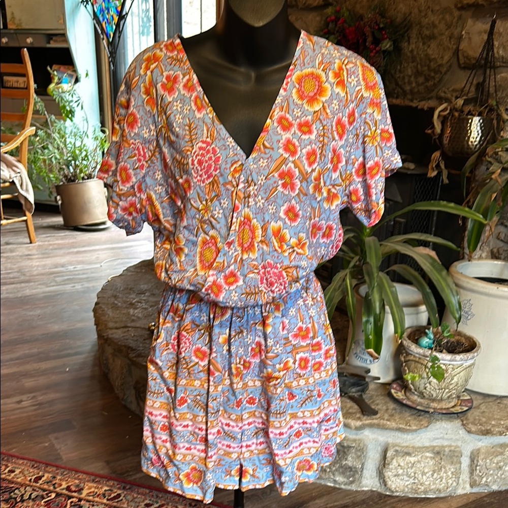 Bela & Nuni Vibrant Floral Dress